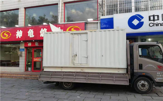鲅鱼圈出租发电机施工案例